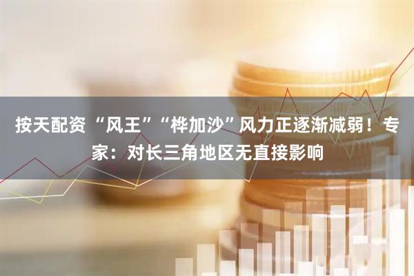 按天配资 “风王”“桦加沙”风力正逐渐减弱！专家：对长三角地区无直接影响