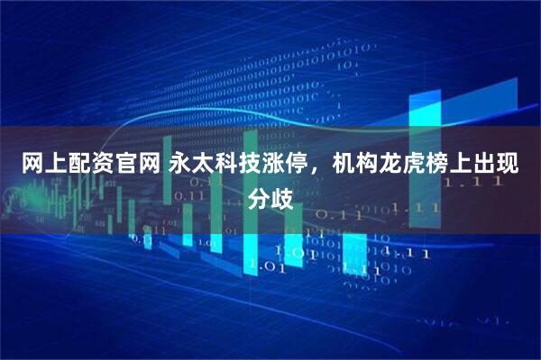 网上配资官网 永太科技涨停，机构龙虎榜上出现分歧
